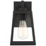 Halifax 1 Light Small Lantern Matte Black Finish w/ Clear Glass