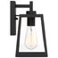 Halifax 1 Light Small Lantern Matte Black Finish w/ Clear Glass