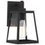 Halifax 1 Light Small Lantern Matte Black Finish w/ Clear Glass
