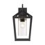 Hopewell 1 Light Large Lantern Matte Black Finish w/ Clear Seeded Glass