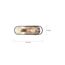 Chassis 2 Light Vanity Copper Brushed Brass Finish w/ Matte Black Frame