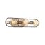 Chassis 3 Light Vanity Copper Brushed Brass Finish w/ Matte Black Frame