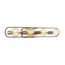 Chassis 4 Light Vanity Copper Brushed Brass Finish w/ Matte Black Frame