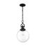 Skyloft 1 Light Pendant Fixture Aged Bronze Finish w/ Clear Glass