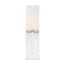 Vesey 1 Light Wall Sconce Polished Nickel Finish w/ White Linen Shade