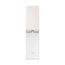 Vesey 1 Light Wall Sconce Polished Nickel Finish w/ White Linen Shade
