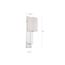 Vesey 1 Light Wall Sconce Polished Nickel Finish w/ White Linen Shade