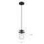 Antebellum 1 Light Mini Pendant Fixture Mahogany Bronze Finish w/ Clear Glass