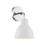 Sloan 1 Light Vanity Polished Nickel Finish w/ Matte White Shade