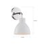 Sloan 1 Light Vanity Polished Nickel Finish w/ Matte White Shade