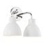 Sloan 2 Light Vanity Polished Nickel Finish w/ Matte White Shade