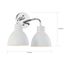 Sloan 2 Light Vanity Polished Nickel Finish w/ Matte White Shade