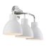 Sloan 3 Light Vanity Polished Nickel Finish w/ Matte White Shade