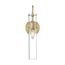 Spyglass 1 Light Wall Sconce Fixture Vintage Brass Finish w/ Clear Glass