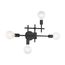 Delphi 4 Light Vanity Black Finish