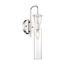 Spyglass 1 Light Wall Sconce Fixture Polished Nickel Finish w/ Clear Glass