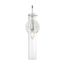Spyglass 1 Light Wall Sconce Fixture Polished Nickel Finish w/ Clear Glass