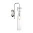 Spyglass 1 Light Wall Sconce Fixture Polished Nickel Finish w/ Clear Glass