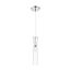 Spyglass 1 Light Mini Pendant Fixture Polished Nickel Finish w/ Clear Glass