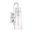 Alondra 1 Light Wall Sconce Fixture Polished Nickel Finish w/ Clear Glass