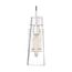 Alondra 1 Light Wall Sconce Fixture Polished Nickel Finish w/ Clear Glass