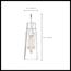 Alondra 1 Light Wall Sconce Fixture Polished Nickel Finish w/ Clear Glass