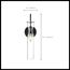 Spyglass 1 Light Wall Sconce Fixture Black Finish w/ Clear Glass