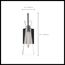 Bahari 1 Light Wall Sconce Fixture Black Finish w/ Clear Glass