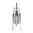 Alondra 1 Light Wall Sconce Fixture Black Finish w/ Clear Glass
