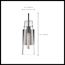 Alondra 1 Light Wall Sconce Fixture Black Finish w/ Clear Glass