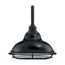 Newbridge 1 Light Large Outdoor Wall Sconce Fixture Gloss Black Finish w/ Silver and Textured Black Accents