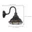 Newbridge 1 Light Small Outdoor Wall Sconce Fixture Dark Bronze Finish w/ Gold Accents