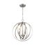 Pendleton 3 Light Pendant Fixture Brushed Nickel Finish
