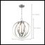Pendleton 3 Light Pendant Fixture Brushed Nickel Finish