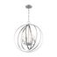 Pendleton 6 Light Pendant Fixture Brushed Nickel Finish