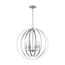 Pendleton 6 Light Pendant Fixture Brushed Nickel Finish
