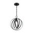 Pendleton 1 Light Pendant Fixture Matte Black Finish