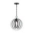Pendleton 1 Light Pendant Fixture Matte Black Finish