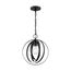 Pendleton 1 Light Pendant Fixture Matte Black Finish