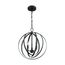 Pendleton 3 Light Pendant Fixture Matte Black Finish