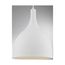 Bellcap 1 Light Large Pendant Fixture Matte White Finish