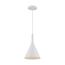 Lightcap 1 Light Small Pendant Fixture Matte White Finish