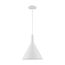 Lightcap 1 Light Large Pendant Fixture Matte White Finish