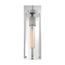 Marina 1 Light Mini Pendant Fixture Brushed Nickel Finish w/ Clear Glass