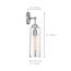 Marina 1 Light Wall Sconce Fixture Brushed Nickel Finish w/ Clear Glass