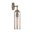 Marina 1 Light Wall Sconce Fixture Burnished Brass Finish w/ Clear Glass