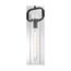 Teresa 1 Light Cylinder Pendant Fixture Matte Black Finish w/ Clear Glass