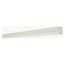 LED 4 ft. Slim Strip Light 38W 4000K White Finish w/ Knockout