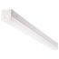 LED 4 ft. Slim Strip Light 38W 5000K White Finish w/ Knockout