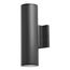 2 Light LED Medium Up and Down Sconce Fixture Black Finish (20W, 120/277V), 65-1763